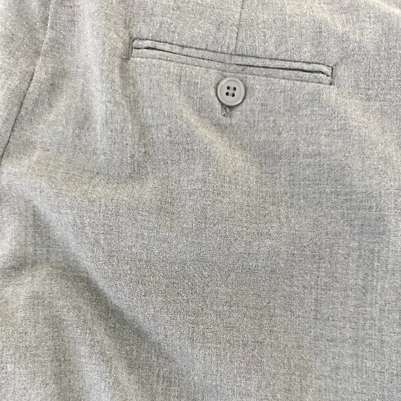 Bobby J Women/Junior Dress Pants Gray Size 9/10 with Pockets, Pre-owned - Picture 4 of 5